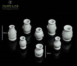 Alien Lab Miniatures Vases [8szt] 28/32mm - Wazy
