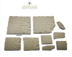 Alien Lab Miniatures Temple Stone Tablets