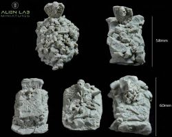 Alien Lab Miniatures T021 Ancient Burial Grounds 28mm - Kurhany