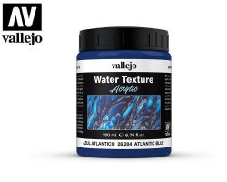 Vallejo 26204 Atlantic Blue - Water Texture 200ml - Błękit Atlantyku