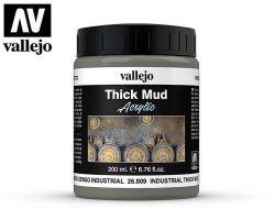 Vallejo 26809 Thick Mud - Industrial Mud 200ml - Efekt błota