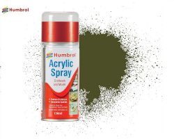 Humbrol AD6155 Olive Drab Matt nr 155 [Acrylic spray] 150ml - Akrylowa farba w sprayu