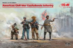 ICM 35021 Confederate Infantry [American Civil War] [4 figures] 1:35