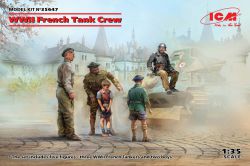 ICM 35647 WWII French Tank Crew [5 figures] 1:35