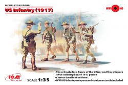 ICM 35689 US Infantry (1917) [4szt] 1:35