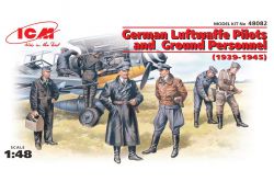 ICM 48082 German Luftwaffe Pilots and Ground Personnel [1939-45] 1:48