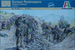 Italeri 6134 German Paratroopers with Tropical Uniform (WWII) 1:72