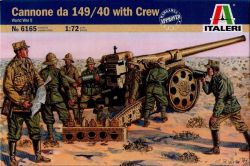 Italeri 6165 WWII Italian Cannone da 149/40 with crew 1:72