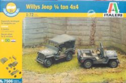 Italeri 7506 Willys Jeep 1/4 ton 4x4 [Fast assembly Kit] 1:72