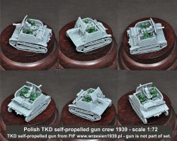 Scibor 72HM0056 Polish TKD gun Crew [2 figurki] 1939 1:72