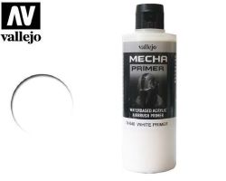 Vallejo Mecha 74640 Primer White 200ml - Biały podkład akrylowy do aerografu