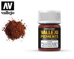Vallejo Pigments 73108 Brown Iron Oxide 35ml