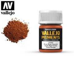 Vallejo Pigments 73107 Dark Red Ochre 35ml
