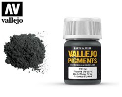 Vallejo Pigments 73114 Dark Slate Grey 35ml