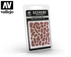 Vallejo Scenery SC433 Fantasy Tuft - Pink [Large - 35szt] 6mm - Kępki traw - różowe