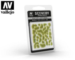 Vallejo Scenery SC407 Wild Tuft - Light Green [medium] 4mm - Kępki traw - jasnozielone