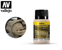 Vallejo 73810 Thick Mud - Light Brown Mud 40ml - Efekt błota