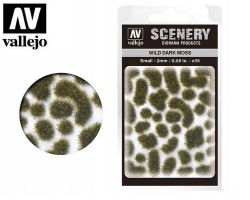 Vallejo Scenery SC402 Wild Tuft - Wild Dark Moss [small] 2mm - Kępki traw - Dziki ciemny mech