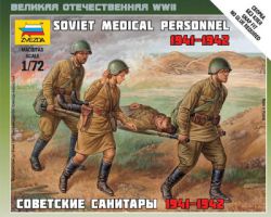 Zvezda 6152 Soviet Medical Personnel (1941-1942) 1:72 Art of Tactic