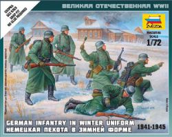 Zvezda 6198 German Infantry [winter uniform, 1941-45] 1:72 Art of Tactic