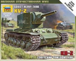 Zvezda 6202 Soviet Tank KV-2 1:100 Art of Tactic