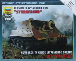Zvezda 6205 German Heavy Assault Gun Sturmtiger 1:100 Art of Tactic