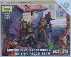 Zvezda 6226 British Recon Team [1939-1945] 1:72 Art of tactic