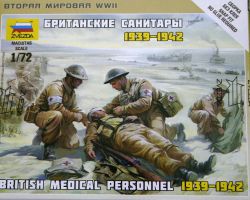 Zvezda 6228 British Medical Personnel (1939-1942) 1:72 Art of Tactic