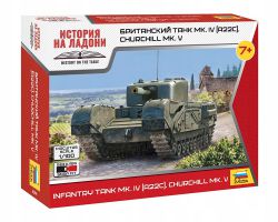 Zvezda 6294 Infantry Tank MK.IV Churchill MK.V 1:100