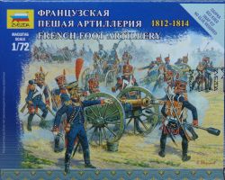 Zvezda 6810 French Foot Artillery 1812-1814 1:72 Art of Tactic