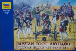 Zvezda 8022 Russian Foot Artillery (1812-1814) 1:72