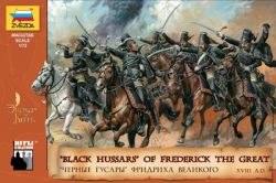 Zvezda 8079 Black Hussars of Frederick The Great XVIII A.D. 1:72