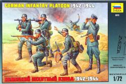 Zvezda 8078 German Infantry Platoon [1942-43] 1:72