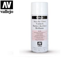 Vallejo 28530 Acrylic Gloss Varnish [spray] 400ml - Lakier akrylowy błyszczący