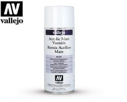 Vallejo 28531 Acrylic Matt Varnish [spray] 400ml - Lakier akrylowy matowy