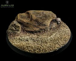 Alien Lab Miniatures DRB003 Dune Round Bases 50mm - Podstawka okrągła