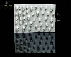 Alien Lab Miniatures HAS010 Skulls (RELIEFS) 28mm płaskorzeźby