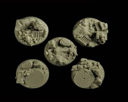 Alien Lab Miniatures Urban Rubble Round Bases 25mm - Podstawki pod figurki