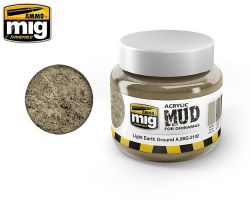 Ammo MIG 2102 - Acrylic Mud - Light Earth Ground 250ml - Jasna ziemia