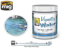 Ammo MIG 2245 Vignettes Acrylic Water - Clear Water 100ml - Czysta woda