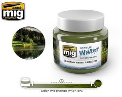 Ammo MIG 2204 - Acrylic Water - Slow River Waters 250ml