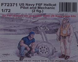 CMK F72371 US Navy F6F Hellcat Pilot and Mechanic [2 fig] 1:72