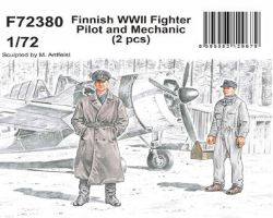 CMK F72380 Finnish WWII Fighter Pilot and Mechanic [2szt.] 1:72