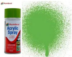 Humbrol AD6038 Lime Green Gloss nr 38 [Acrylic spray] 150ml - Akrylowa farba w sprayu