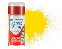 Humbrol AD6069 Yellow Gloss nr 69 [Acrylic spray] 150ml - Akrylowa farba w sprayu