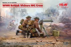 ICM 35646 WWII British Vickers MG Crew (2 figures) 1:35