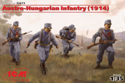 ICM 35673 Austro-Hungarian Infantry (1914) [4 fig] 1:35
