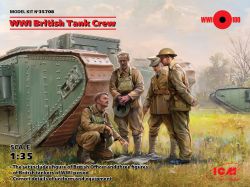ICM 35708 WWI British Tank Crew [4szt] 1:35