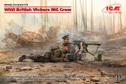 ICM 35713 WWI British Vickers MG Crew (2 figures) 1:35
