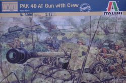 Italeri 6096 German PAK-40 Anti-Tank Gun w/Crew 1:72